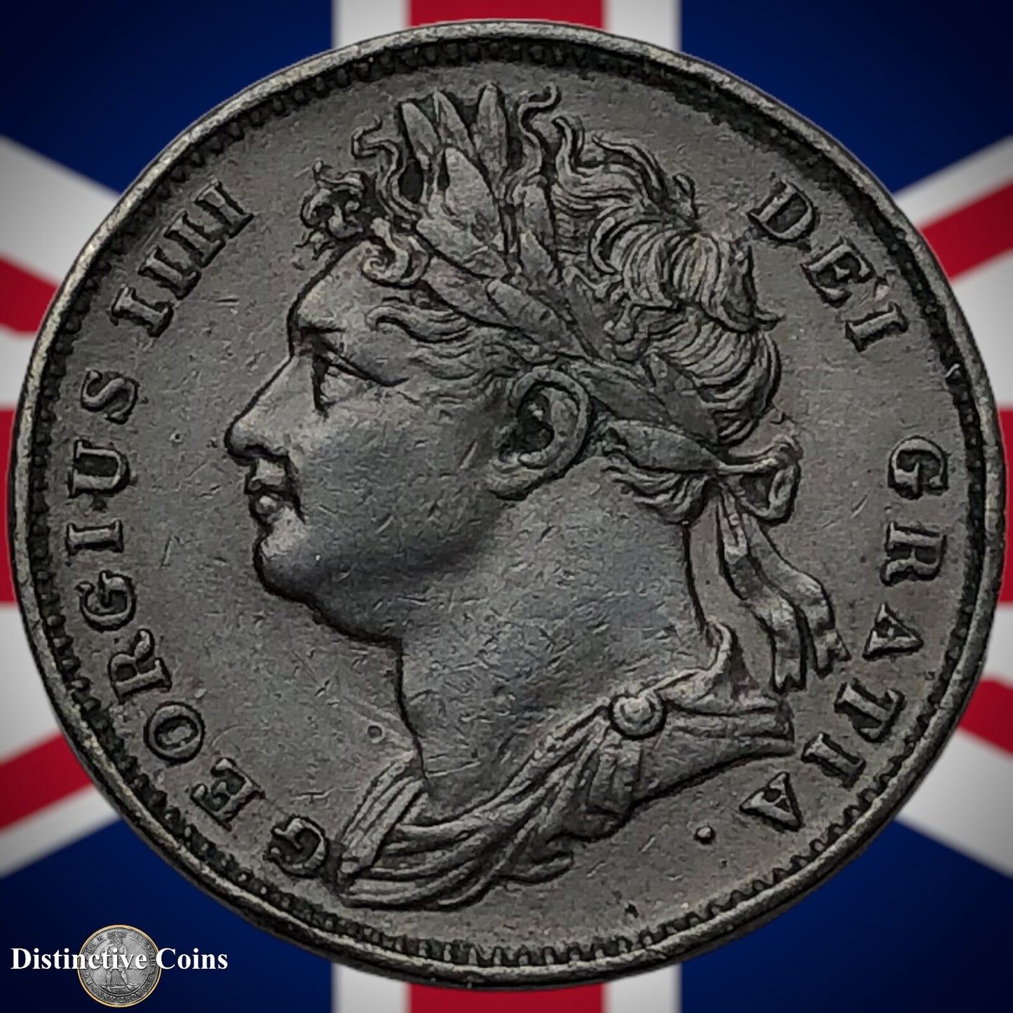 Great Britain 1822 Farthing 1/4d GB3249