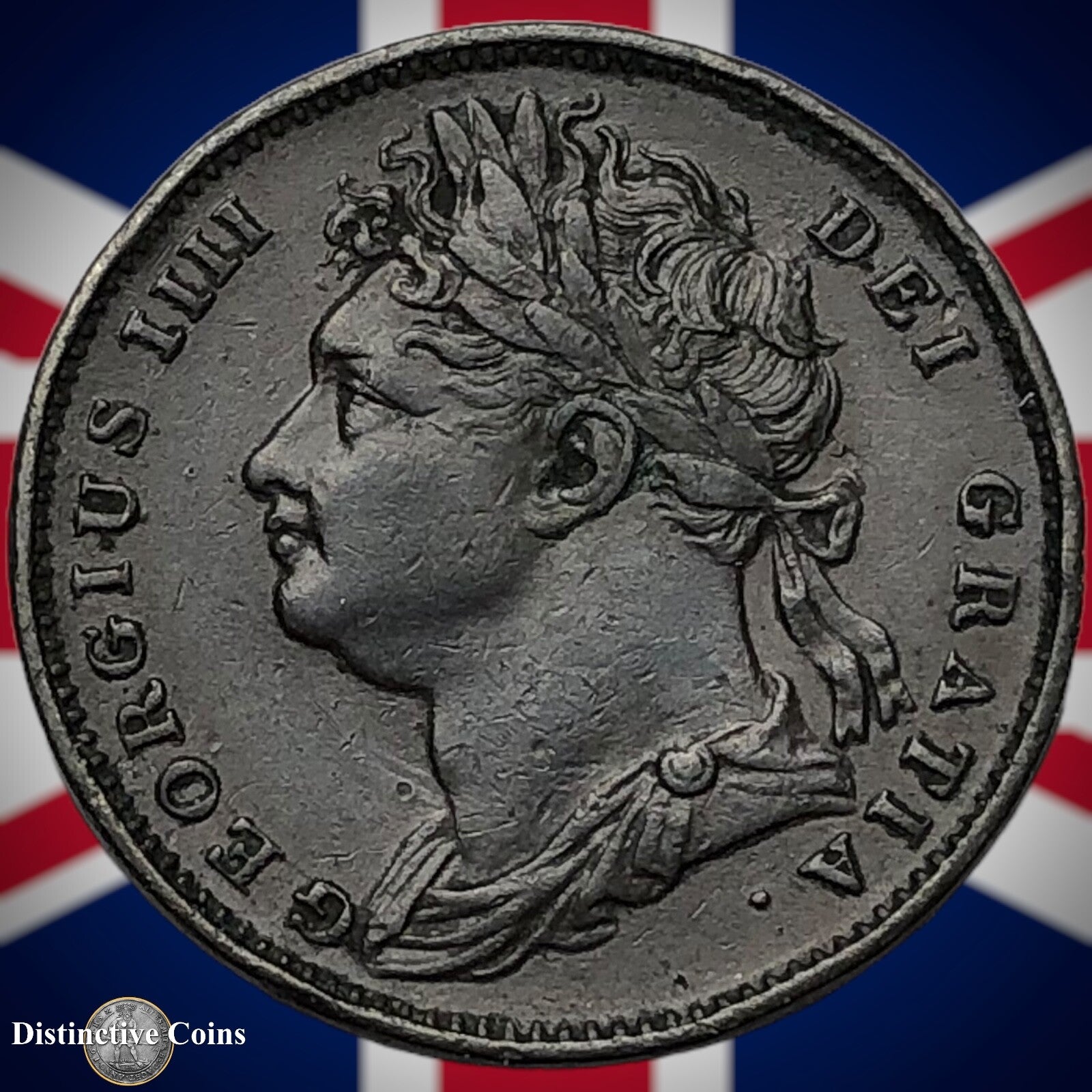 Great Britain 1822 Farthing 1/4d GB3249