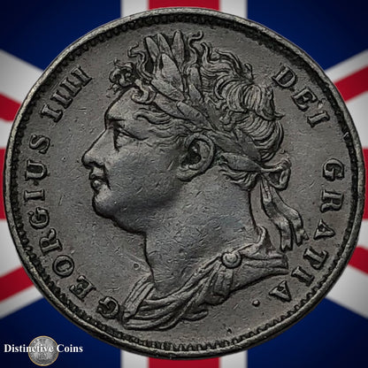 Great Britain 1822 Farthing 1/4d GB3249