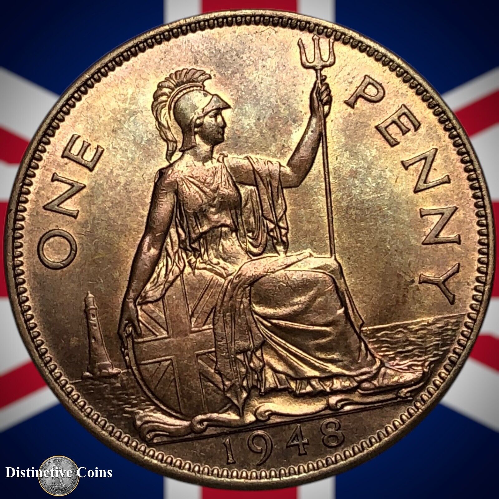 Great Britain 1948 Penny 1d GB7292