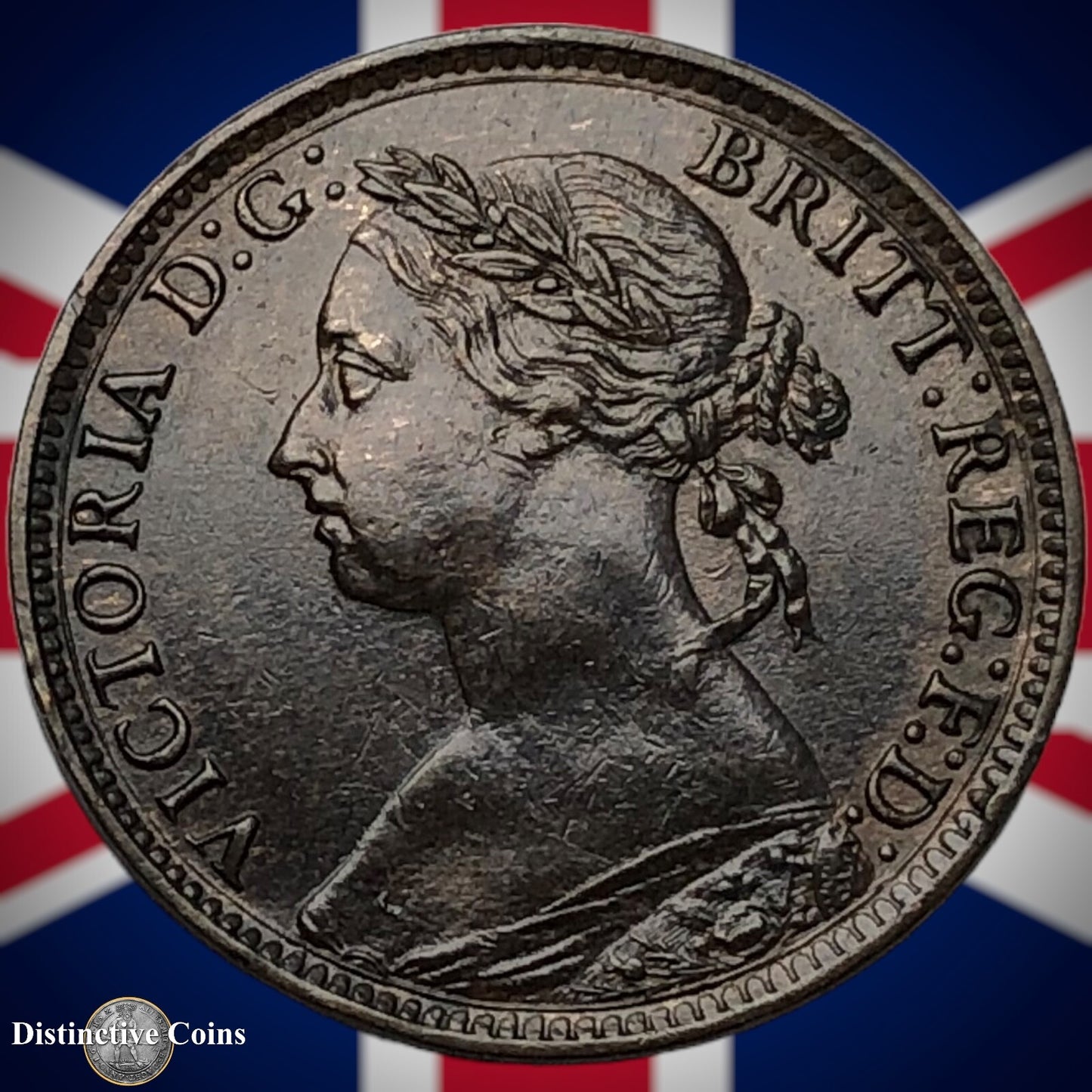 Great Britain 1886 Farthing 1/4d GB4217