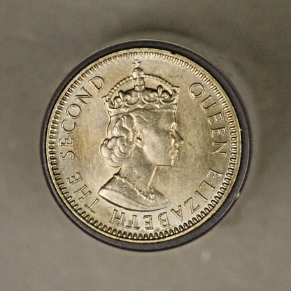 Malaya British Borneo 1961 H 10 Cents Gem