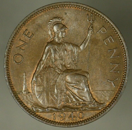 Great Britain Penny 1940  UNC  A2115