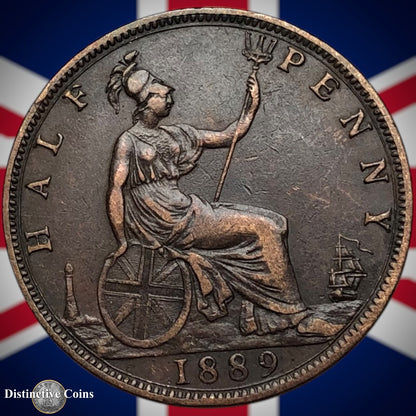 Great Britain 1889 Half Penny 1/2d GB5643