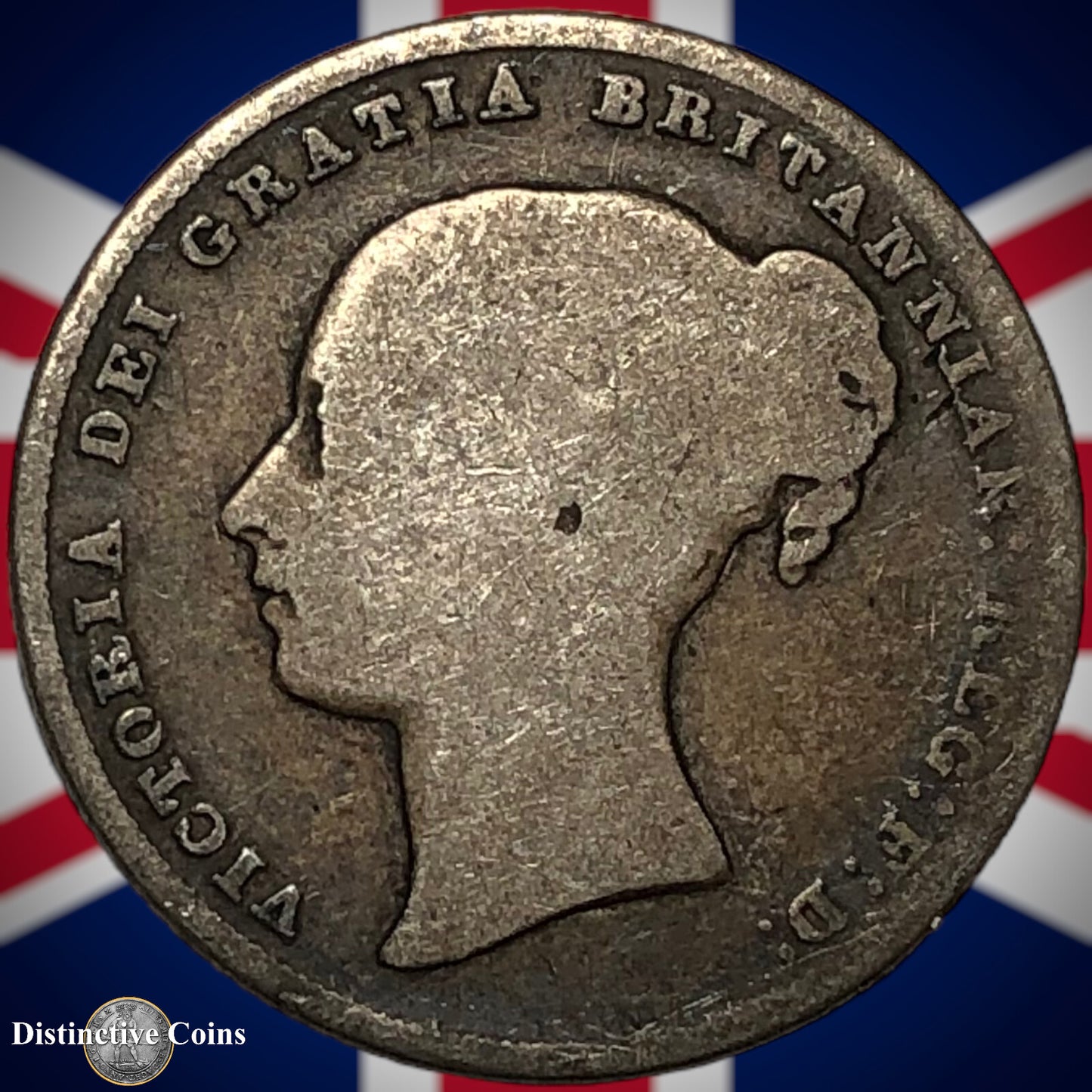 Great Britain 1844 British One Shilling GB0184