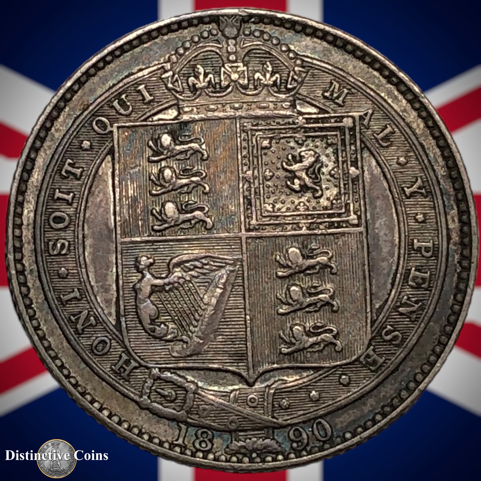 Great Britain 1890 British One Shilling GB0573