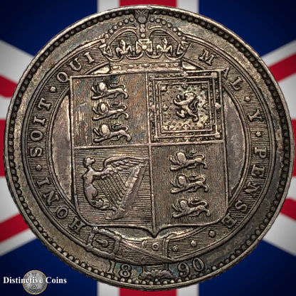 Great Britain 1890 British One Shilling GB0573