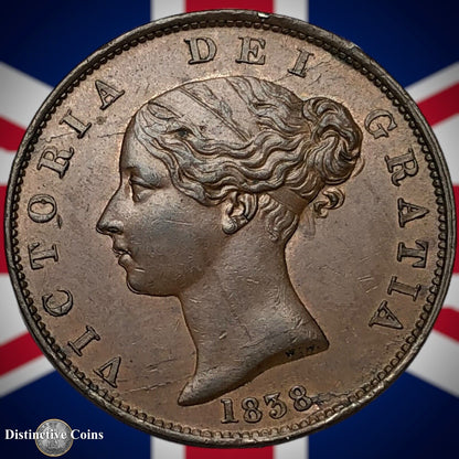 Great Britain 1838 Half Penny 1/2d GB5232