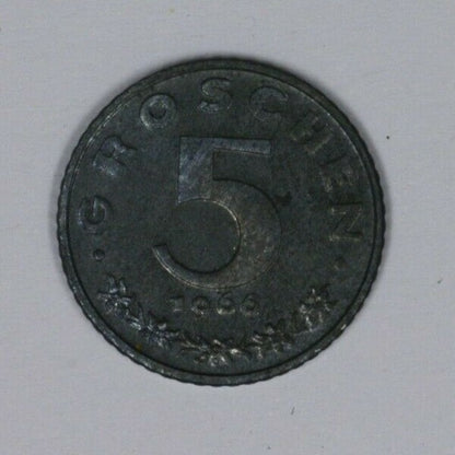 Austria 1966 Proof Set 9 Coins Scarce    B194