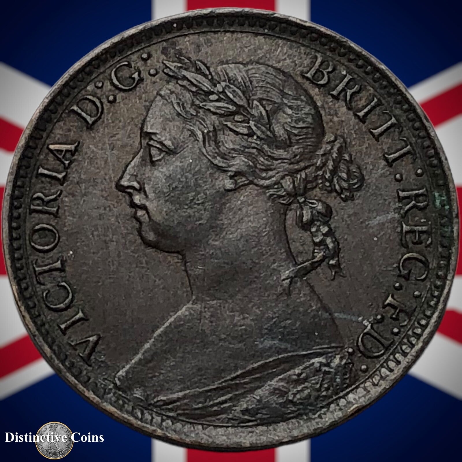 Great Britain 1886 Farthing 1/4d GB4204