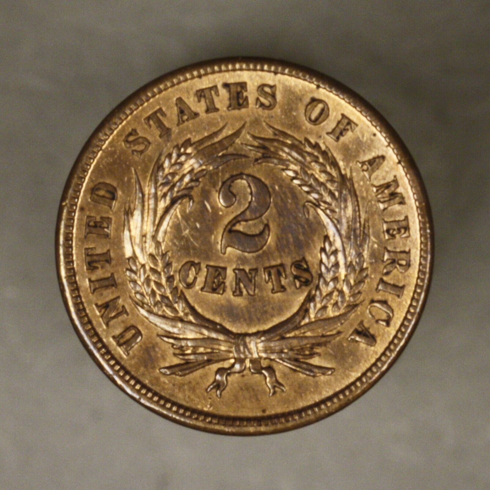 2 Two Cent 1864 Perhaps Cleaned