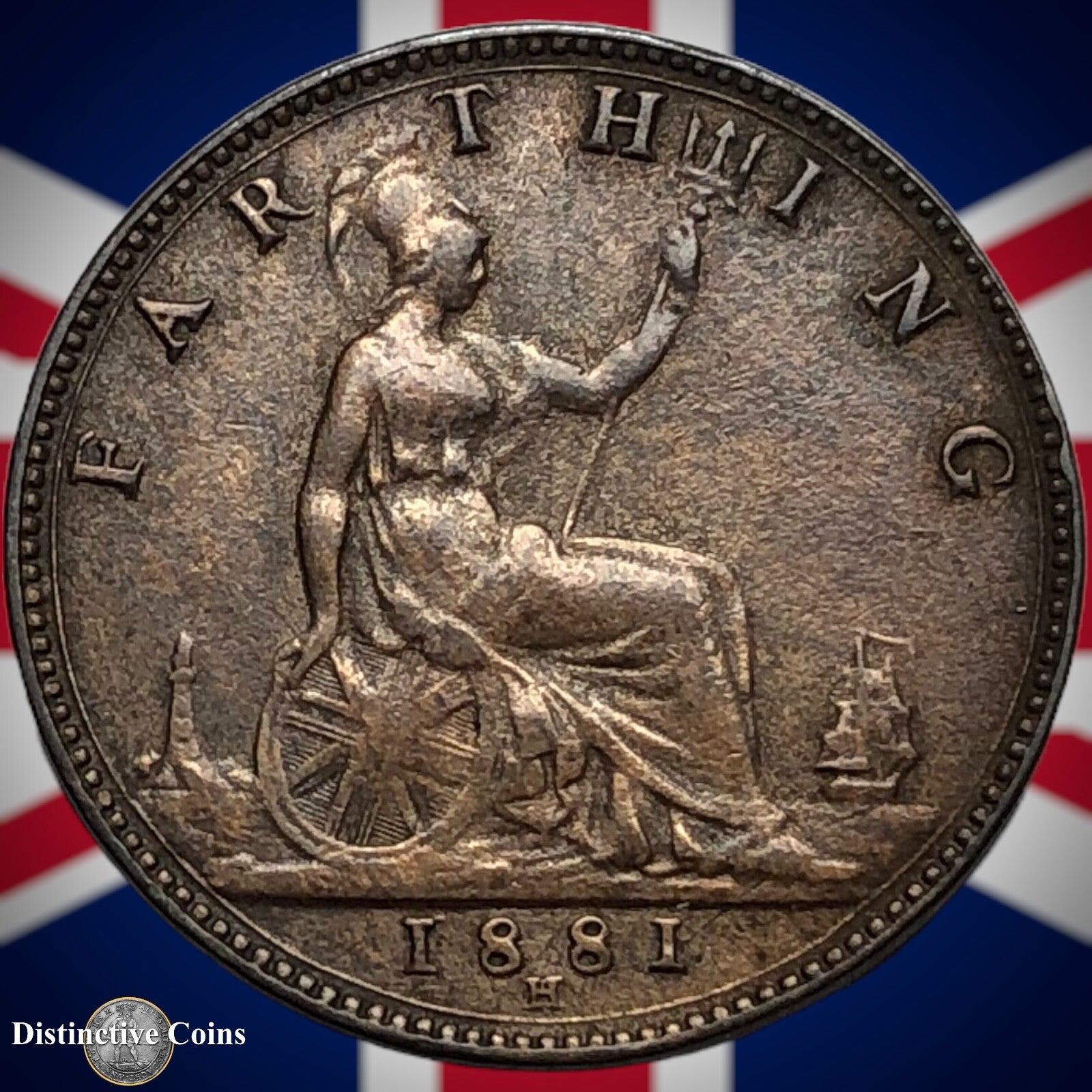 Great Britain 1881 H Farthing 1/4d GB3901