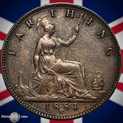 Great Britain 1881 H Farthing 1/4d GB3901