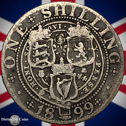 Great Britain 1899 British One Shilling GB0693