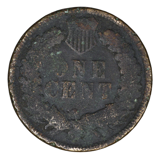 US 1878 Indian Head Penny Porous Low Grade A3423