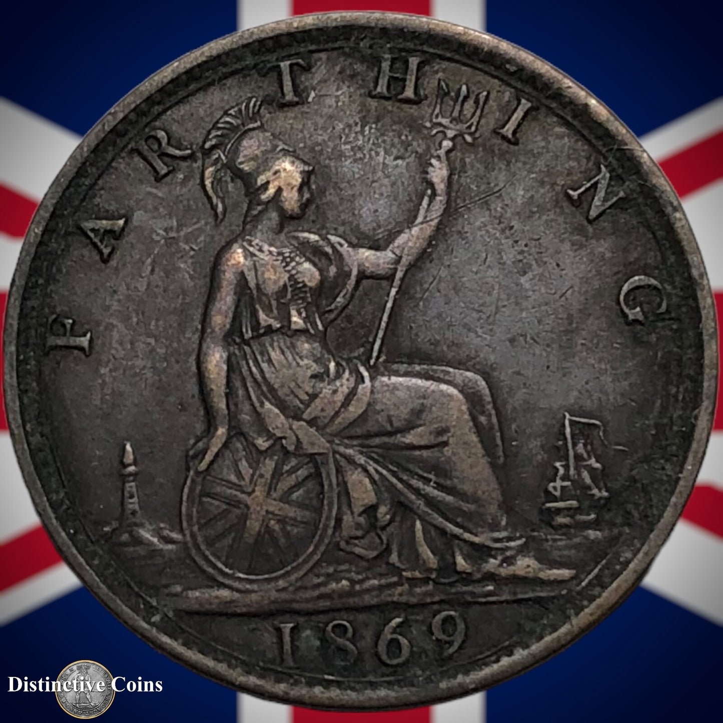Great Britain 1869 Farthing 1/4d GB3641