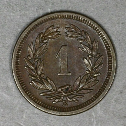 Switzerland 1872 Rappen Brn Unc  A3039