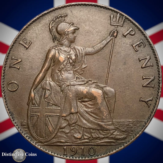 Great Britain 1910 Penny 1d GB6725