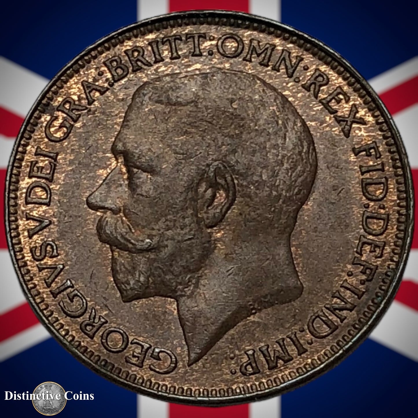 Great Britain 1925 Farthing 1/4d GB4812