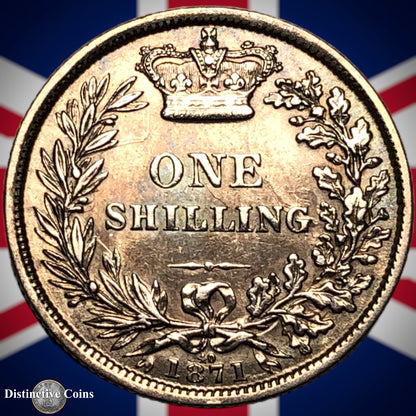 Great Britain 1871 British One Shilling GB0320