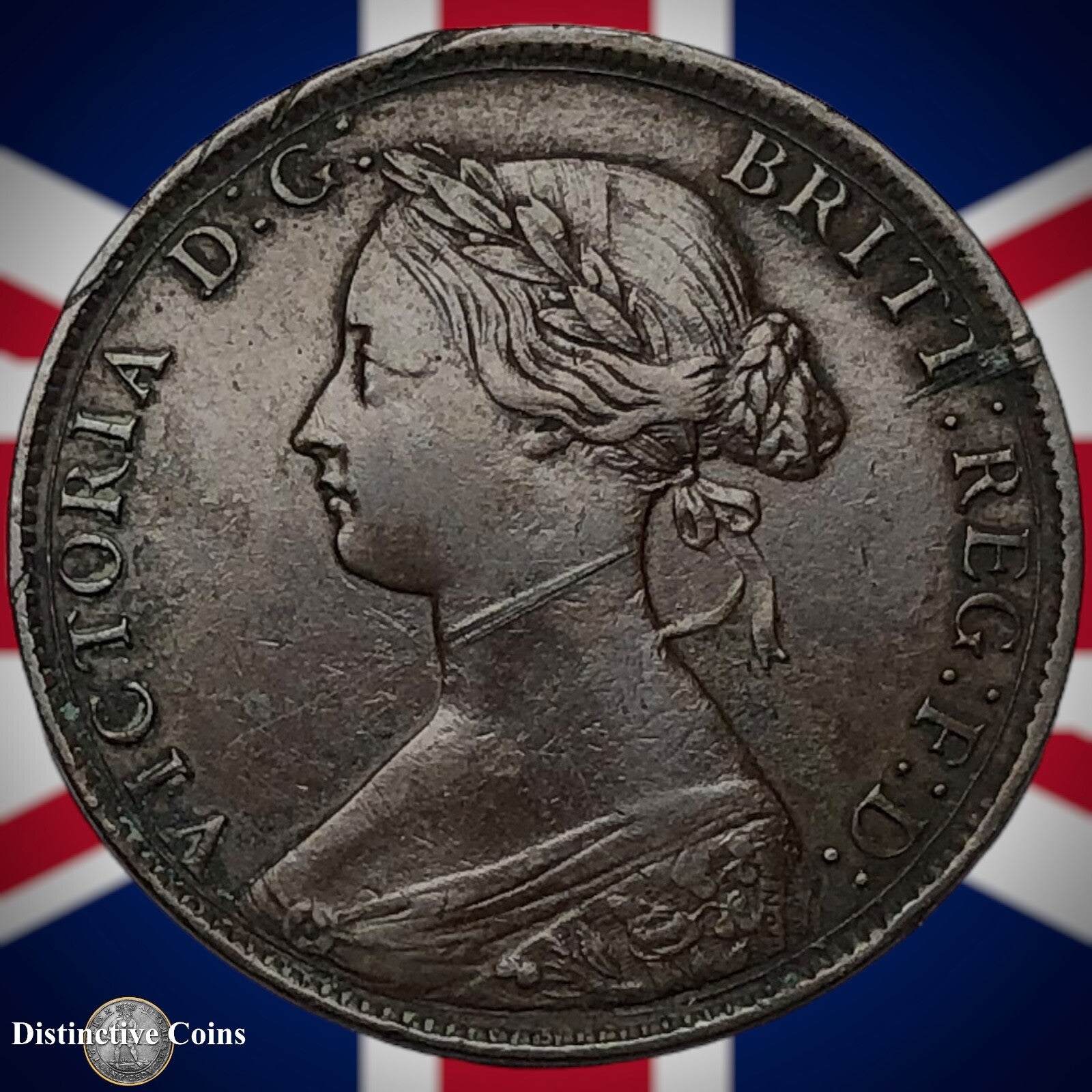 Great Britain 1861 Half Penny 1/2d GB5393