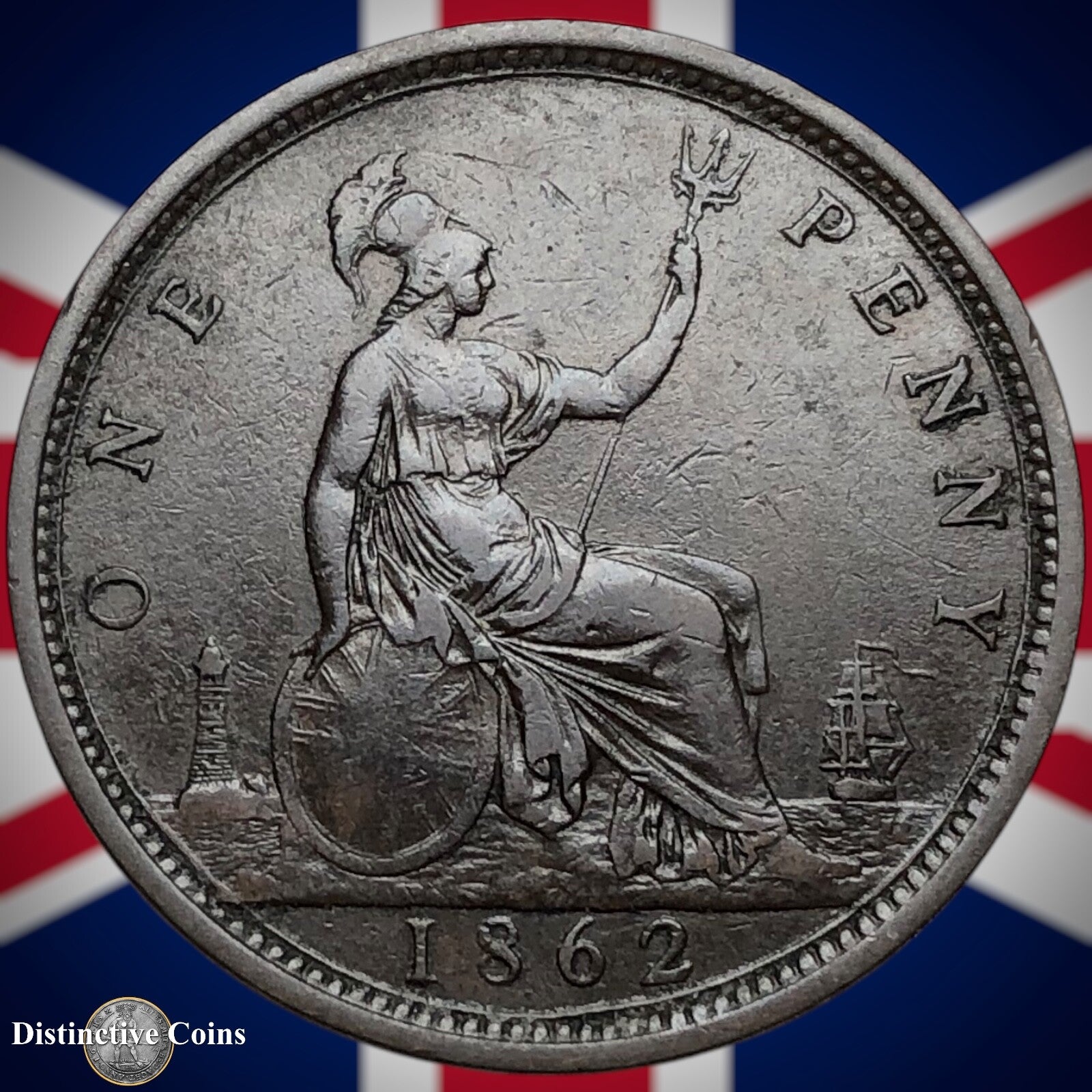 Great Britain 1862 Penny 1d GB6213