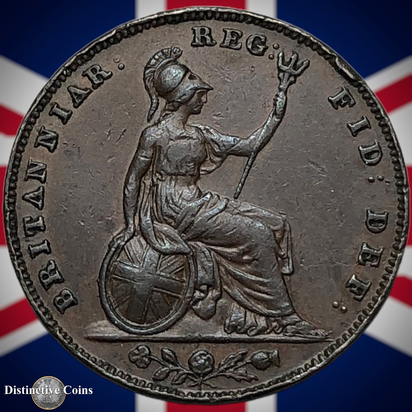 Great Britain 1853 Farthing 1/4d GB3458