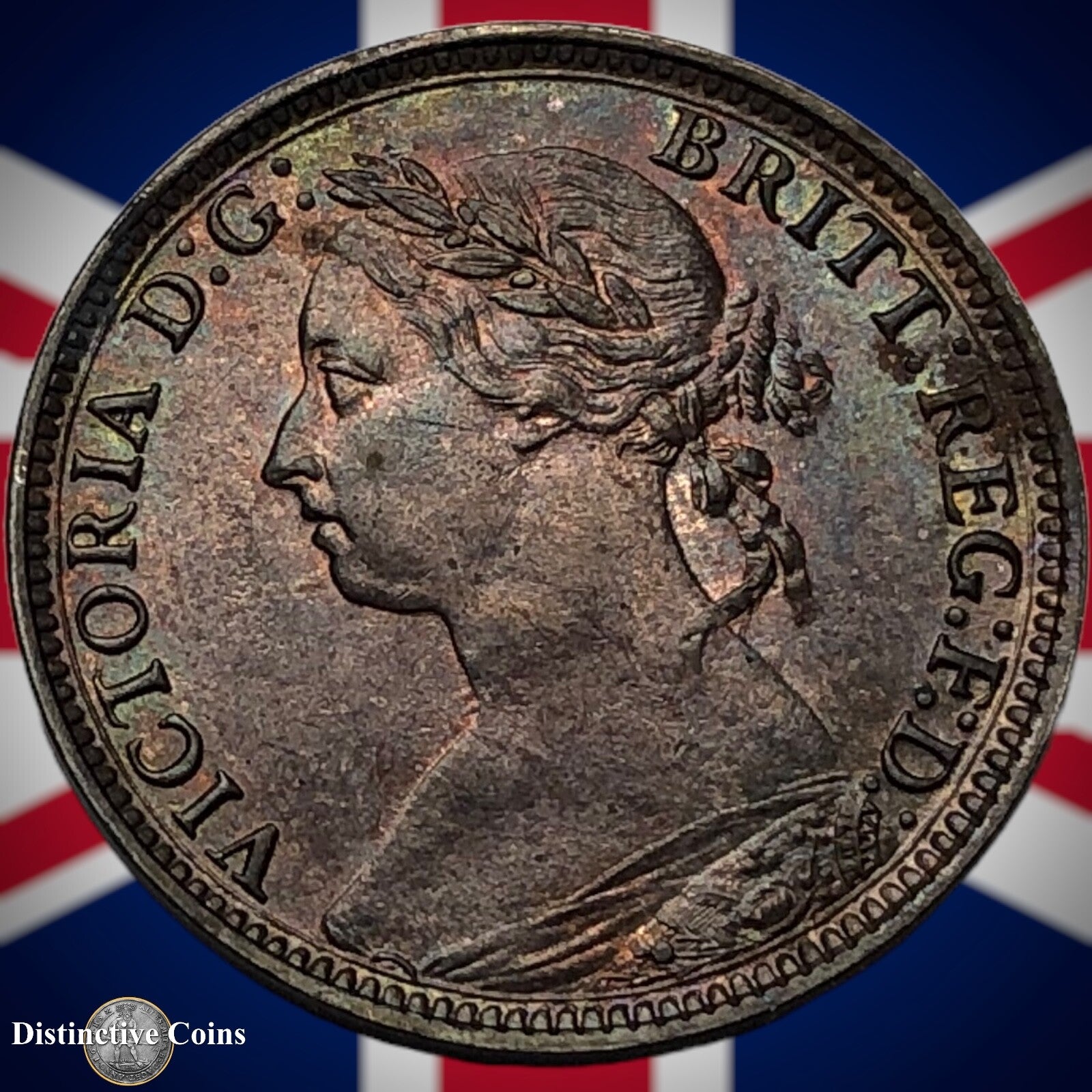 Great Britain 1881 H Farthing 1/4d GB4025
