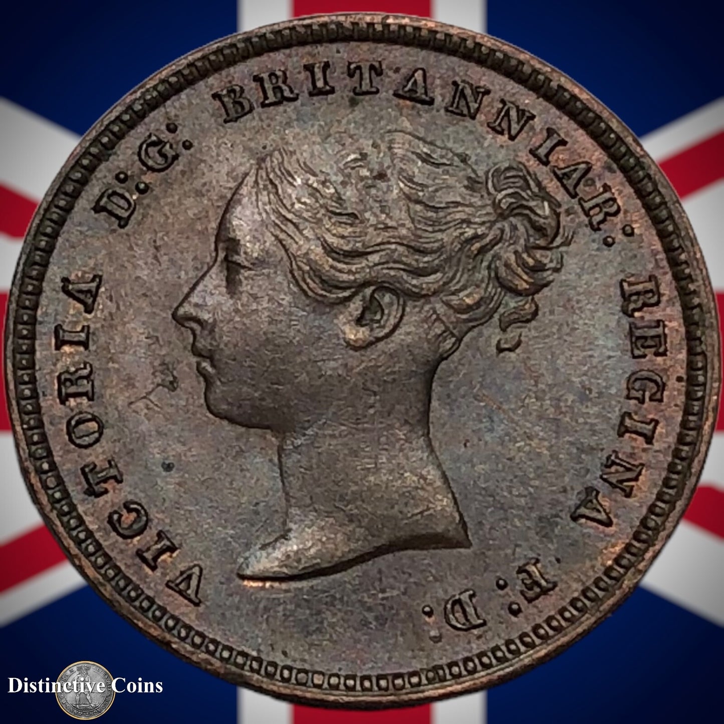 Great Britain 1844 Half Farthing 1/2 Penny GB3105