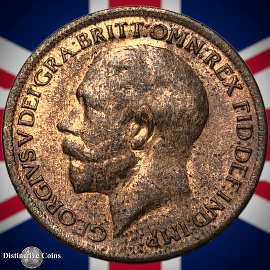 Great Britain 1919 Farthing 1/4d GB4732