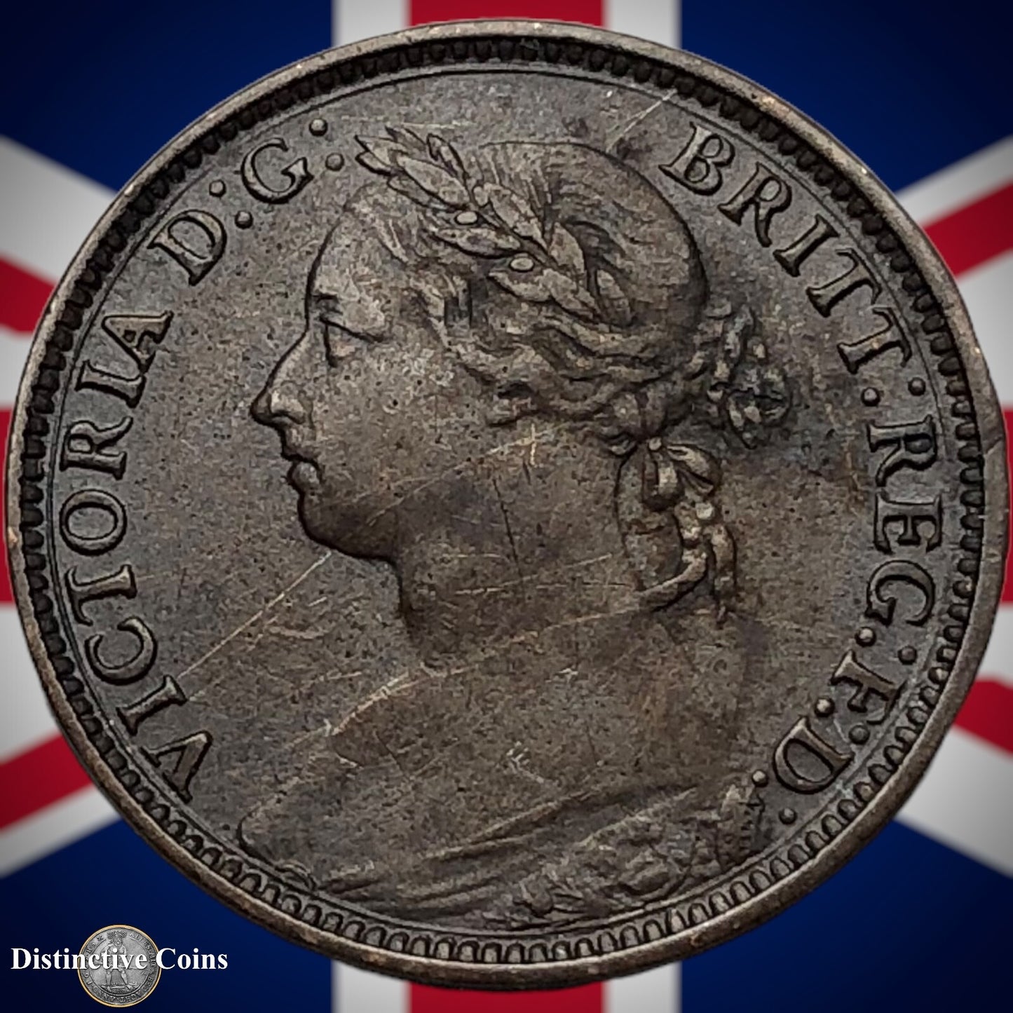 Great Britain 1881 H Farthing 1/4d GB3881