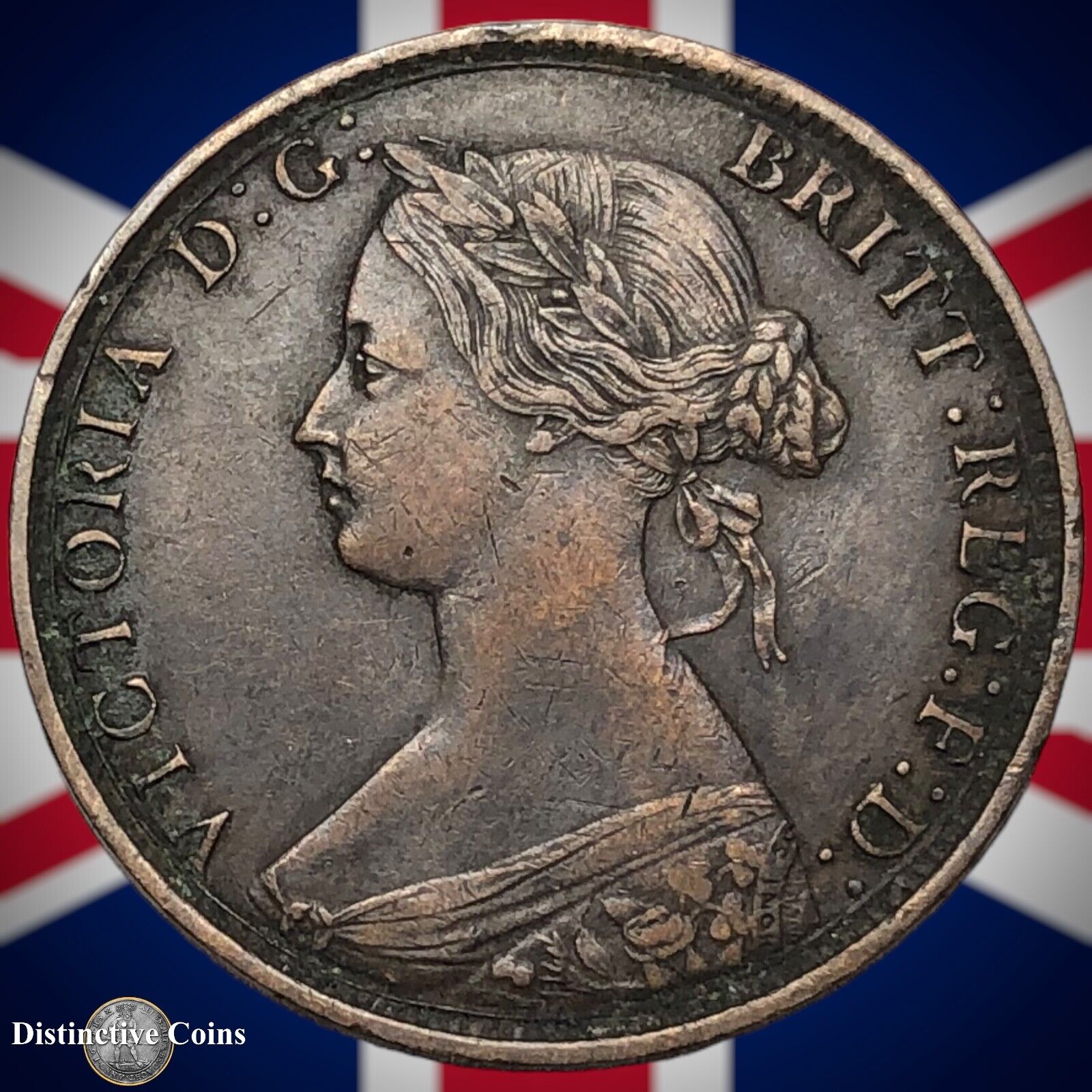 Great Britain 1862 Half Penny 1/2d GB5406