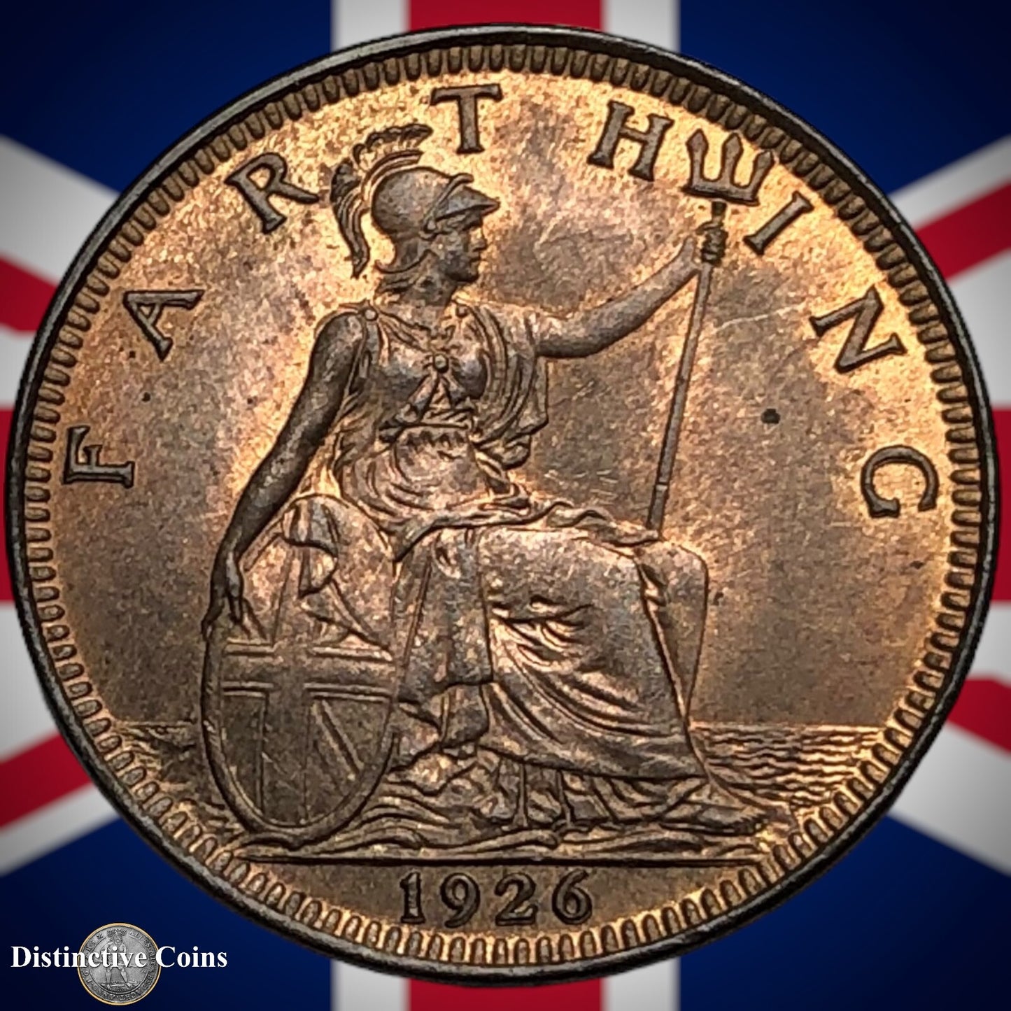 Great Britain 1926 Farthing 1/4d GB4843