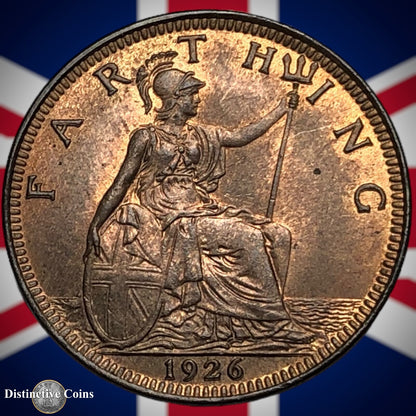 Great Britain 1926 Farthing 1/4d GB4843