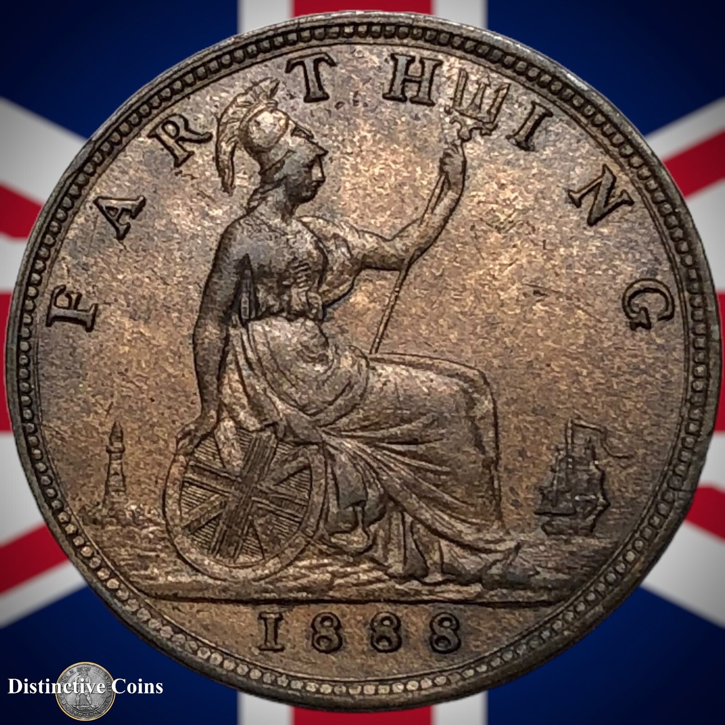 Great Britain 1888 Farthing 1/4d GB4264