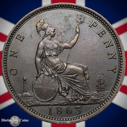 Great Britain 1863 Penny 1d GB6267