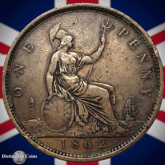 Great Britain 1862 Penny 1d GB6204