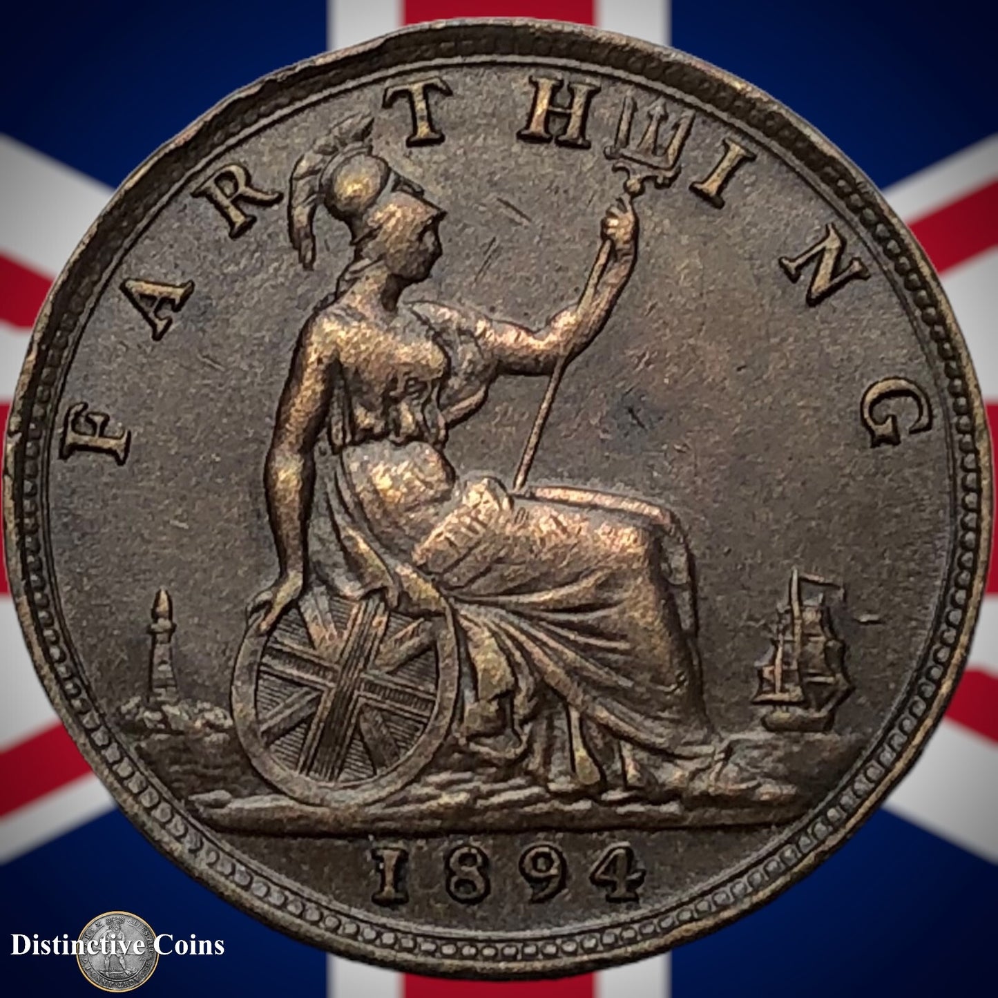 Great Britain 1894 Farthing 1/4d GB4374