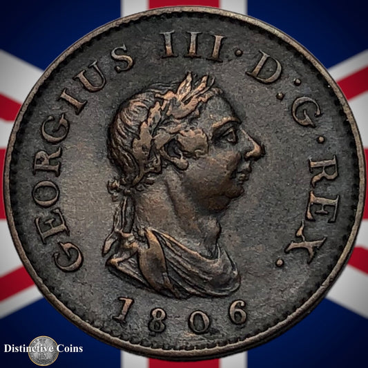 Great Britain 1806 Farthing 1/4d GB3212