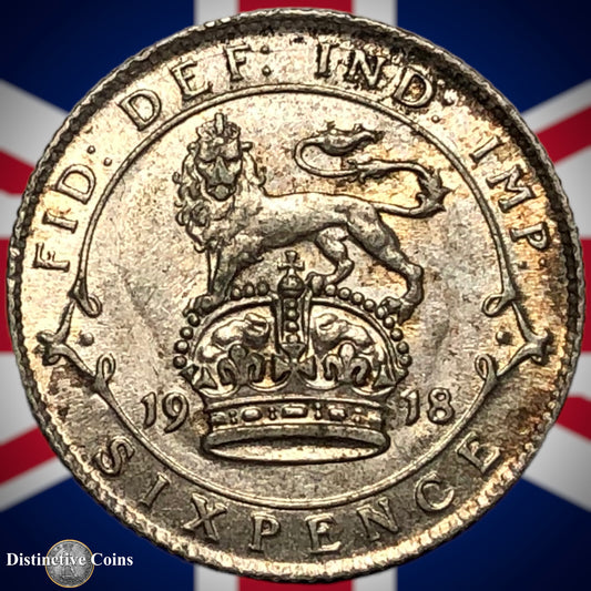 Great Britain 1918 Six Pence GB1626