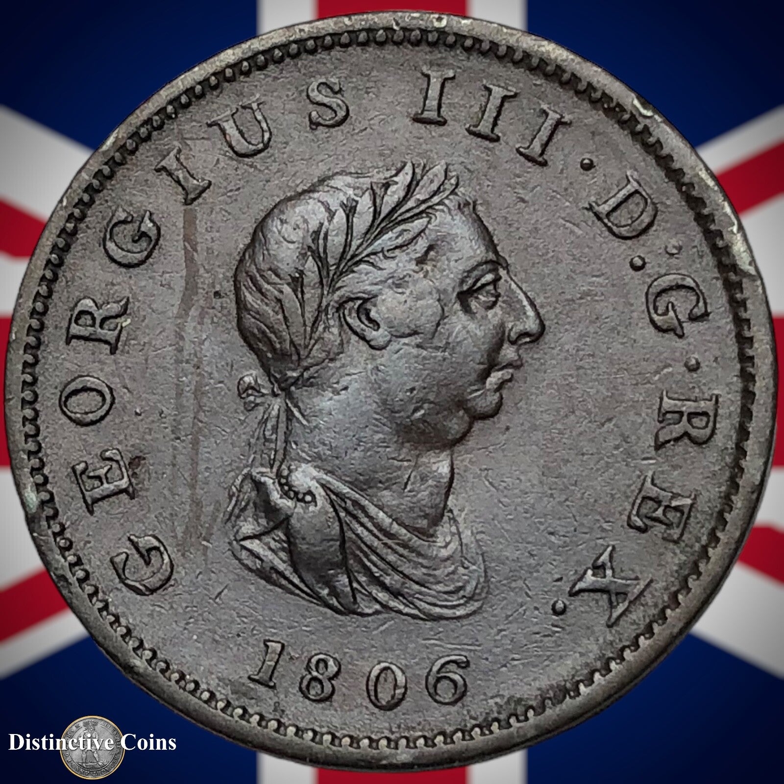 Great Britain 1806 Half Penny 1/2d GB5172