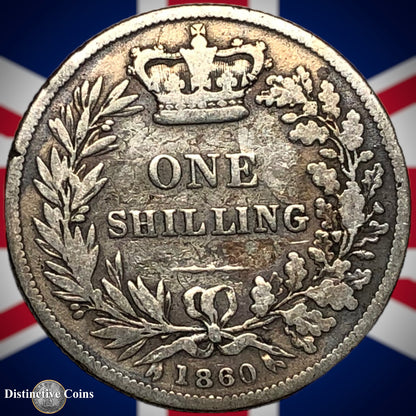 Great Britain 1860 British One Shilling GB0253