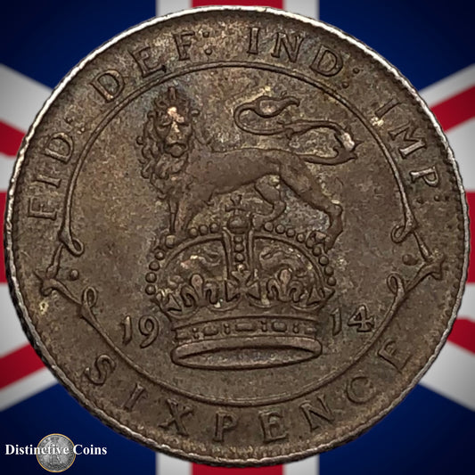 Great Britain 1914 Six Pence GB1578