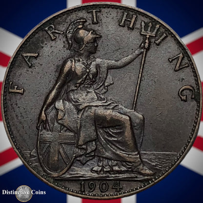 Great Britain 1904 Farthing 1/4d GB4554