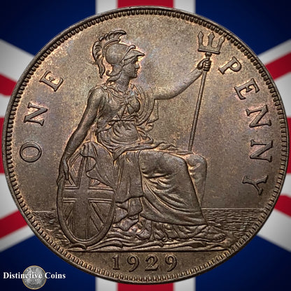 Great Britain 1929 Penny 1d GB7099
