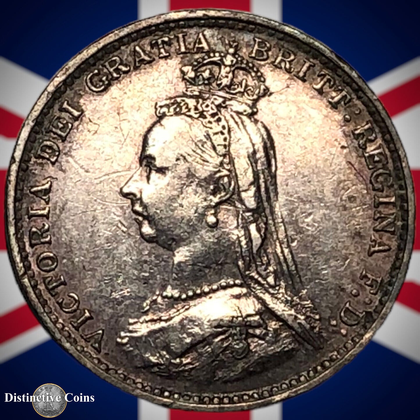 Great Britain 1887 Three Pence GB1970