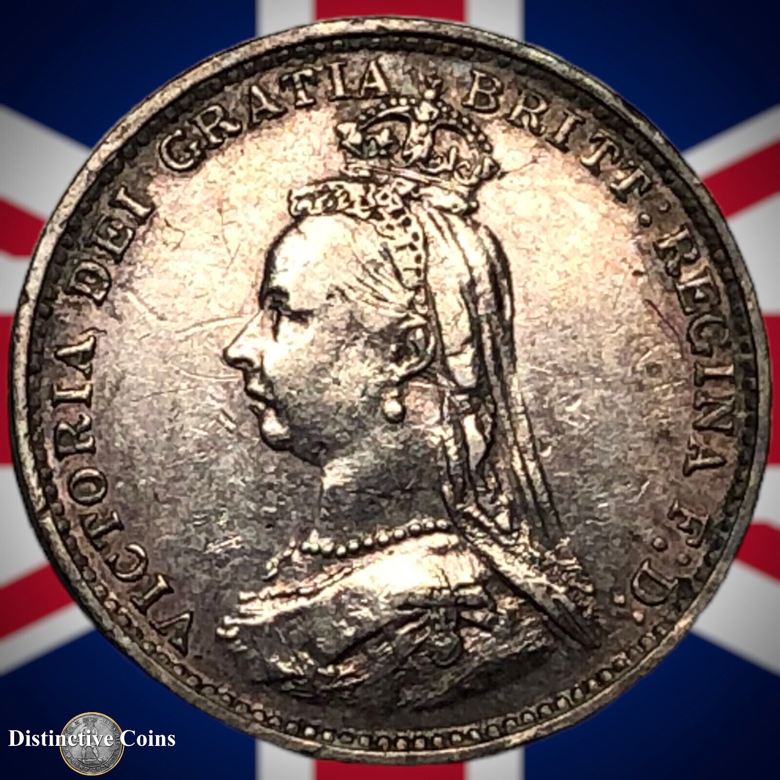 Great Britain 1887 Three Pence GB1970