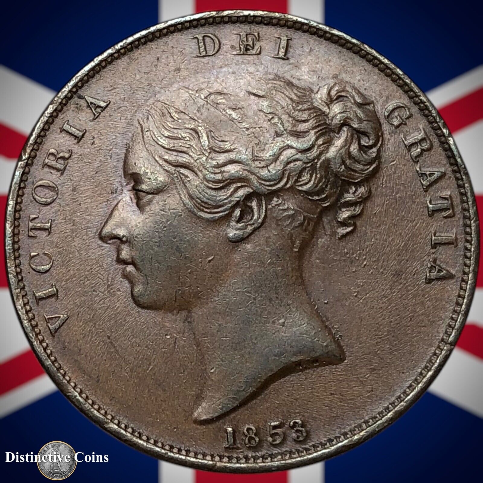 Great Britain 1853 Penny 1d GB6132