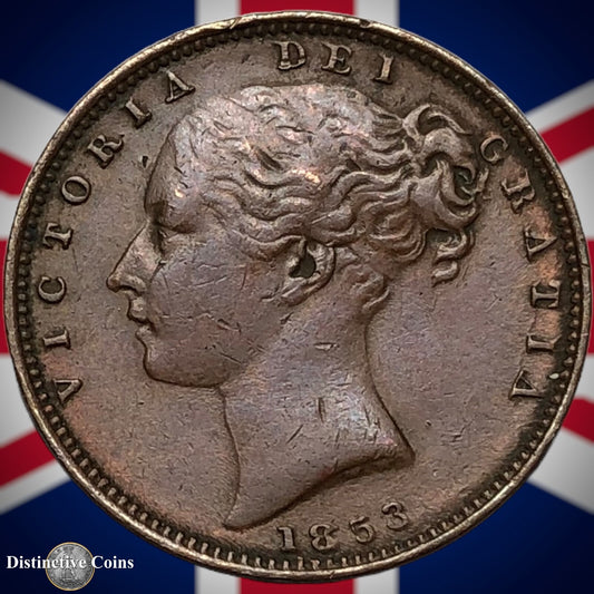 Great Britain 1853 Farthing 1/4d GB3453