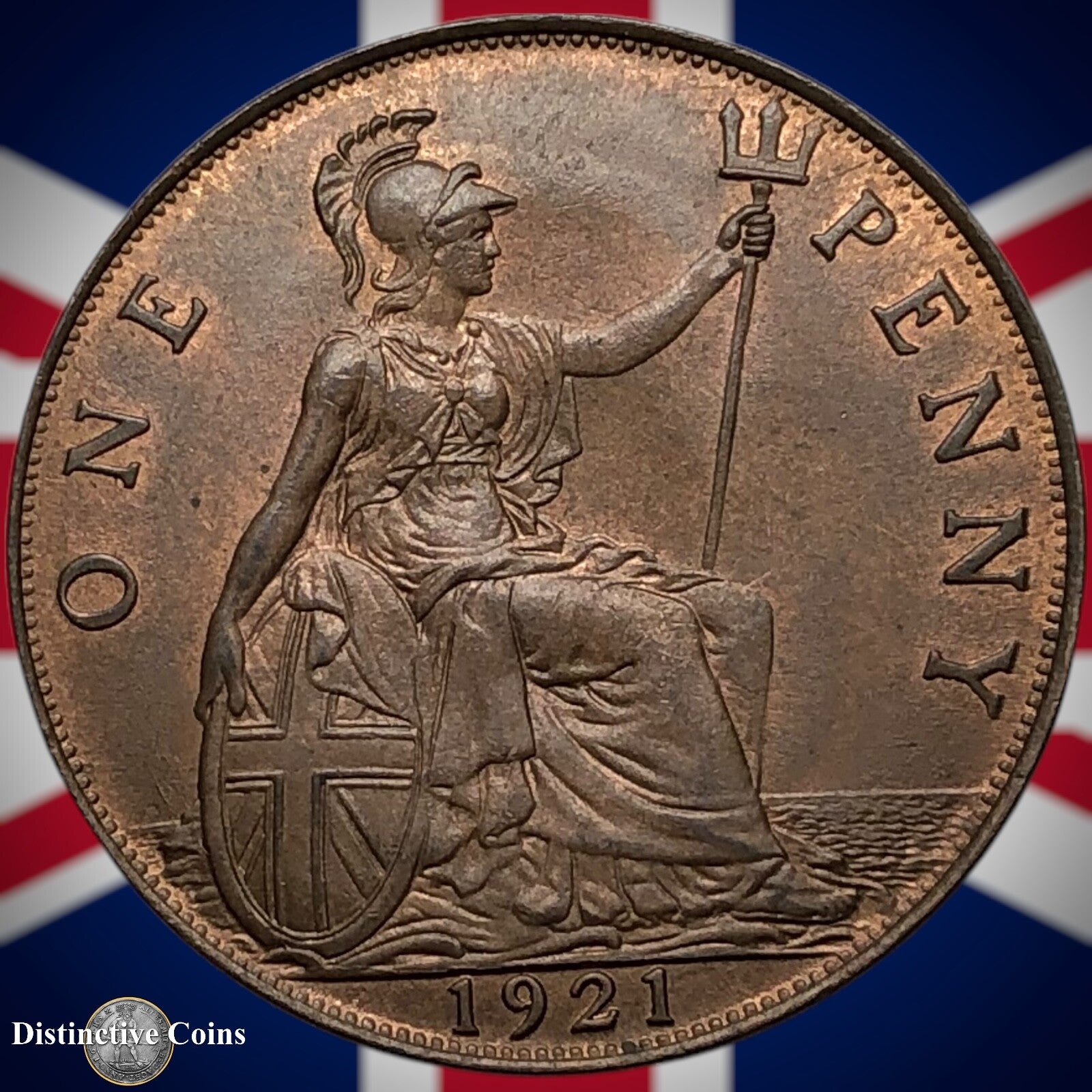 Great Britain 1921 Penny 1d GB6993